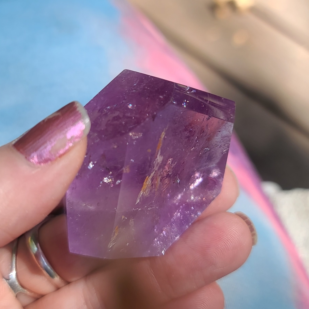 COPY - Hexagonal Chunk of Amethyst p3 - Picture 2 of 13